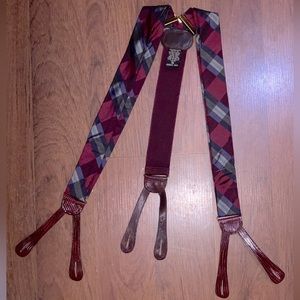 Ferrell Reid Plaid Braces (Suspenders)